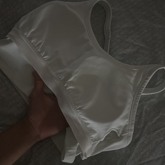 Brand New (wore it for an hour one day). White, super cute with built in bra! - Picture 5 of 6